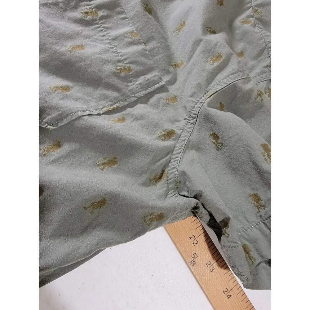 North Face Men's AOP All Over Print Short Sleeve Button Shirt - Large - Picture 5 of 6